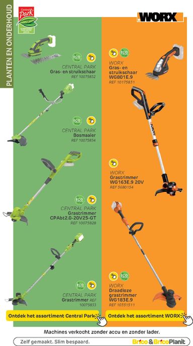 Folder Brico - Brico - Tuin catalogus van 01/03 tot 31/12 - side 134