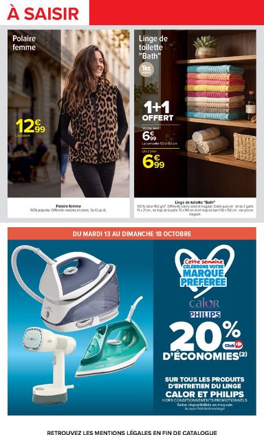 Catalogue Carrefour - Carrefour valable dès le 13/10 au 26/10 - page 63
