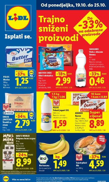 Katalog Lidl - Lidl vrijedi od 19.10. do 25.10. - stranica 1
