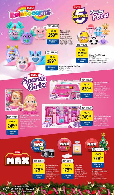 Leták Tesco - Tesco - Vánoční katalog hraček od 26.10. do 17.11. - strana 6