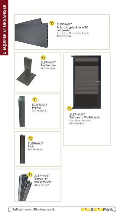Folder Brico - Brico - Tuin catalogus van 01/03 tot 31/12 - side 250