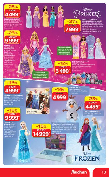 Akciós újság Auchan - Auchan Hipermarket érvényes 10.22.-tól 11.25.-ig - 13 oldal