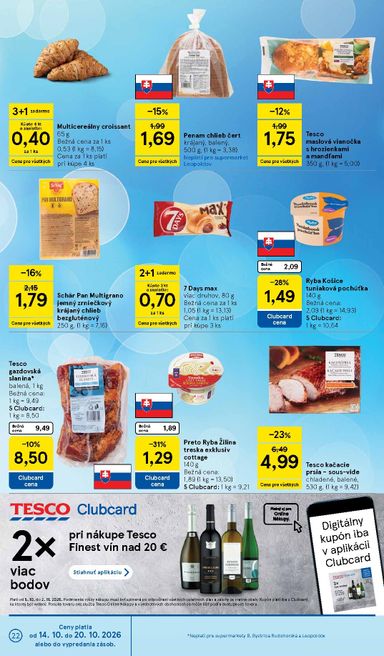 Leták Tesco - Tesco supermarket od 14.10. do 20.10. - strana 22