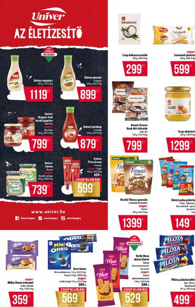 Akciós újság Coop - Coop - Tisza érvényes 10.29.-tól 11.04.-ig - 8 oldal