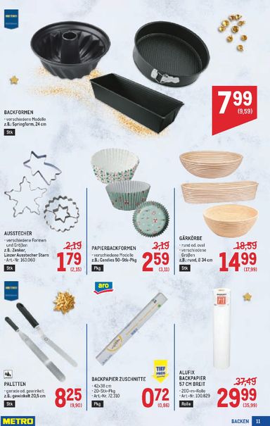 METRO-Flugblatt - Metro - Backen Spezial gültig ab 15.10. bis 25.11. - seite 11