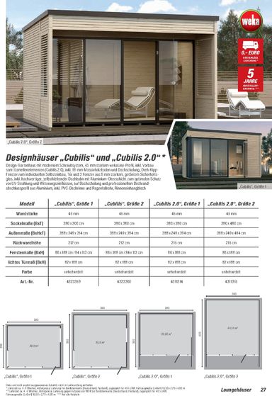 Prospekt toom - Toom - Gartenhäuser & Carports gültig ab 01.03. bis 31.12. - seite 27
