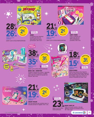 Catalogue E.Leclerc - E.Leclerc - Jouets de Noël valable dès le 20/10 au 05/12 - page 77