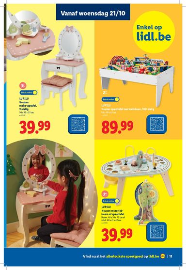 Folder Lidl - Lidl - Speelgoedboekje van 21/10 tot 24/11 - side 11