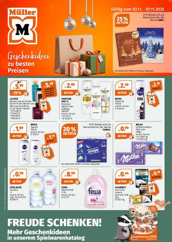 Müller-Flugblatt - Müller gültig ab 02.11. bis 07.11. - seite 1