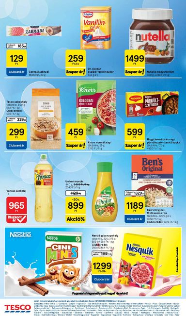Akciós újság Tesco - Tesco érvényes 10.21.-tól 10.28.-ig - 22 oldal