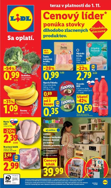 Leták Lidl - Lidl od 26.10. do 01.11. - strana 1