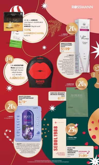 Akciós újság Rossmann - Rossmann - Boldog karácsonyt! érvényes 11.02.-tól 12.23.-ig - 9 oldal