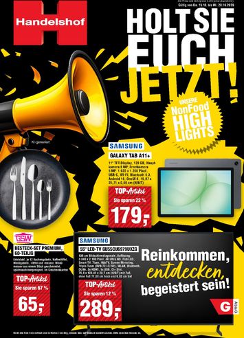 Prospekt Handelshof - Handelshof - Non-Food Highlights gültig ab 15.10. bis 28.10. - seite 1