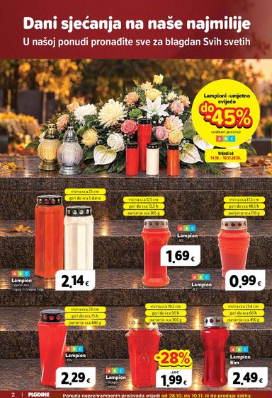 Katalog Plodine - Plodine vrijedi od 28.10. do 03.11. - stranica 2