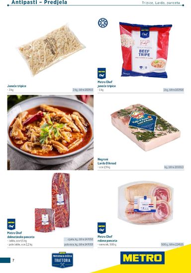 Katalog Metro - Metro - Poslovna rješenja - Trattoria vrijedi od 04.03. do 31.12. - stranica 7