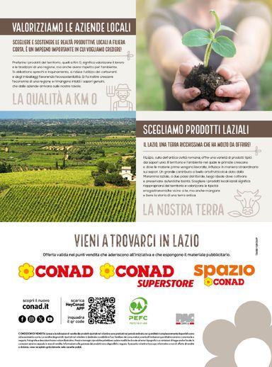 Volantino Conad Superstore - Conad Superstore - Un Mese in Lazio valido dal 01/10 al 31/10 - pagina 12