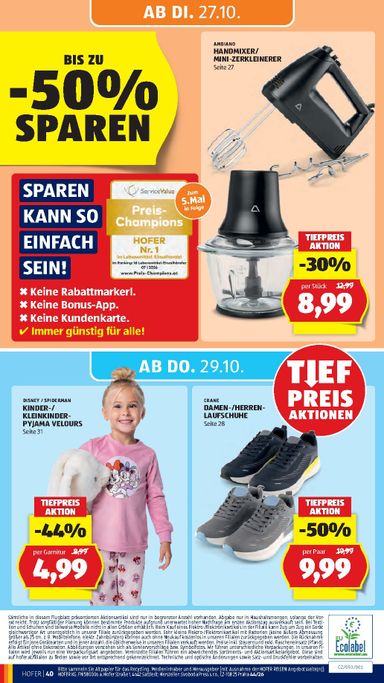 HOFER-Flugblatt - HOFER gültig ab 23.10. bis 29.10. - seite 50