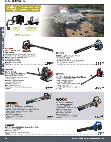 Flyer Princess Auto - Princess Auto - Outdoor Power Equipment valid since 04-21 until 12-31 - page 28
