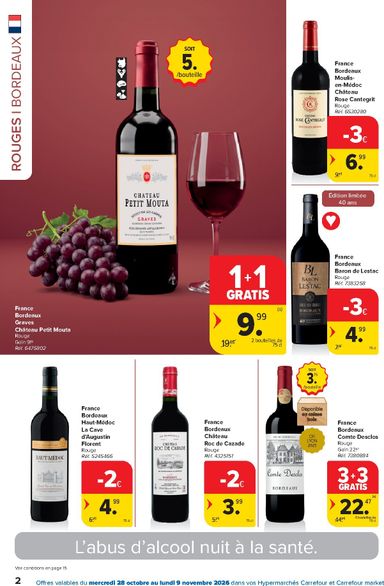 Folder Carrefour - Carrefour - Foire aux vins van 28/10 tot 09/11 - side 2