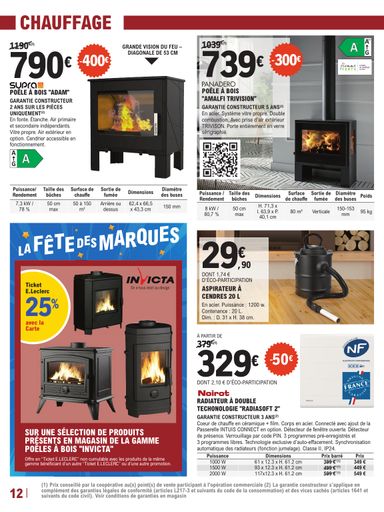 Catalogue E.Leclerc - E.Leclerc - Brico, fête des marques valable dès le 27/10 au 14/11 - page 12