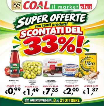 Volantino Coal - Coal il Market Plus valido dal 08/10 al 21/10 - pagina 1