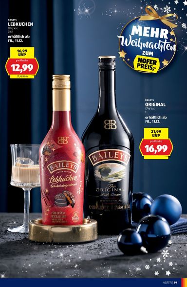 Leták Hofer Rakúsko - Hofer Rakúsko - Unser Weihnachtskatalog od 30.10. do 31.12. - strana 19