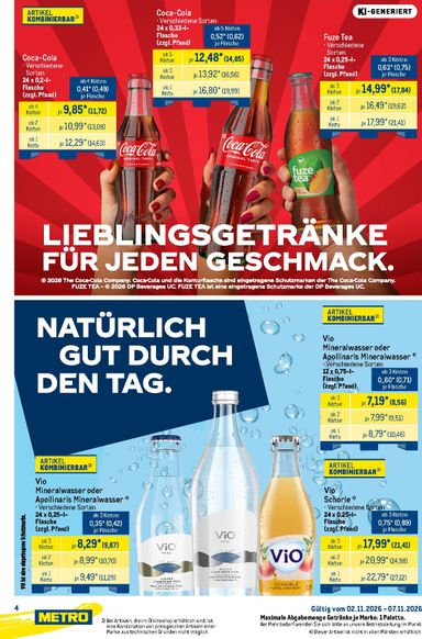 Prospekt METRO - Metro - Starke Marken gültig ab 02.11. bis 07.11. - seite 4