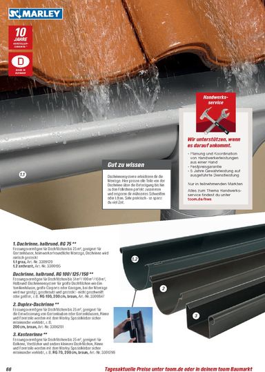 Prospekt toom - Toom - Baustoffe & Bauelemente gültig ab 01.03. bis 31.12. - seite 66