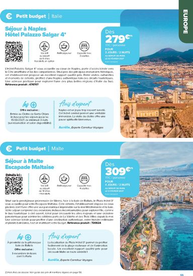 Catalogue Carrefour - Carrefour - Séjours & Circuits valable dès le 14/08 au 31/03 - page 55