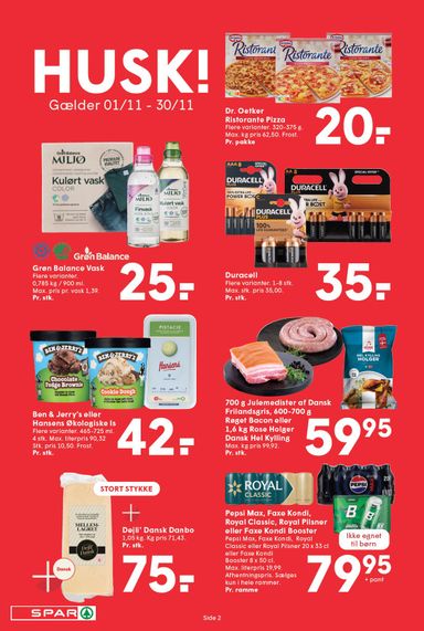 Brochurer SPAR - Spar gyldig fra 30.10. til 05.11. - side 2