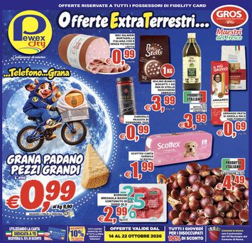 Volantino Pewex - Pewex City - Offerte Extraterrestri valido dal 14/10 al 22/10 - pagina 1