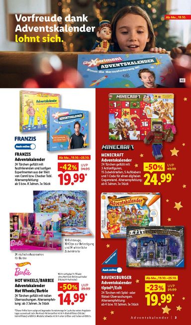 Prospekt Lidl - Lidl - Entdecke zahlreiche Geschenkideen gültig ab 19.10. bis 24.12. - seite 3