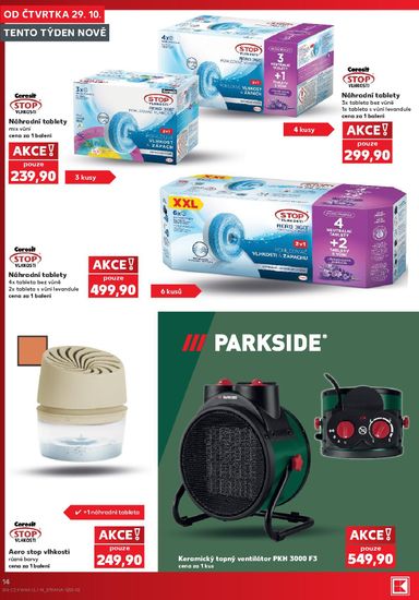 Leták Kaufland - Kaufland - Kolín - Spotřební zboží od 29.10. do 03.11. - strana 14