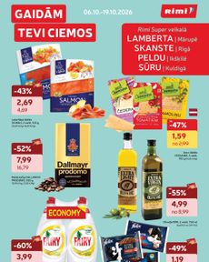 Rimi Super - Lamberta, Peldu, Skanste un Sūru