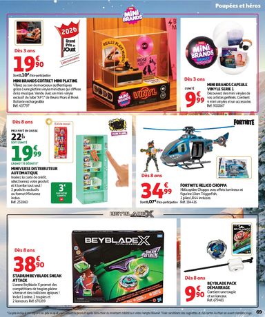 Folder Auchan - Auchan - Jouets de Noël van 16/10 tot 06/12 - side 69
