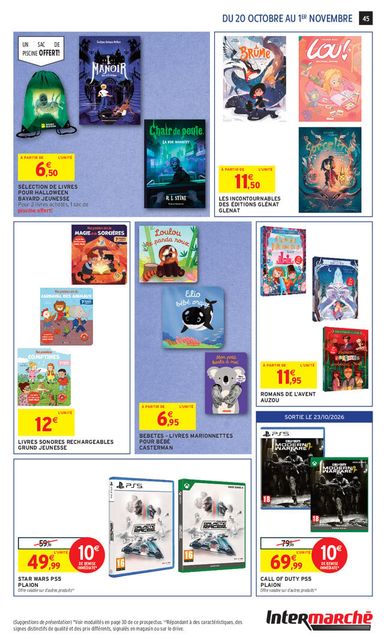 Catalogue Intermarché - Intermarché Hyper valable dès le 20/10 au 01/11 - page 45