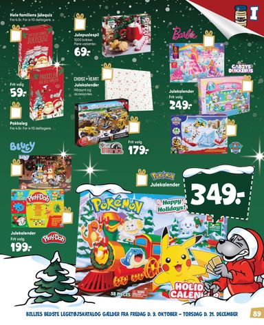 Brochurer Bilka - Bilka - Billies bedste legetøjskatalog gyldig fra 09.10. til 31.12. - side 91