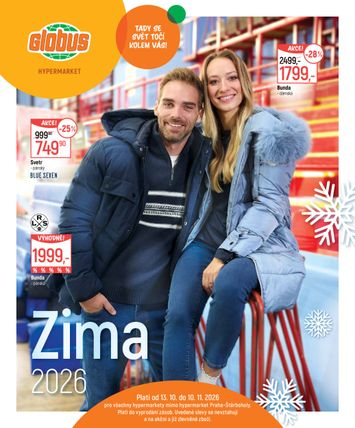 Leták Globus - Globus - Zima 2026 od 13.10. do 10.11. - strana 1