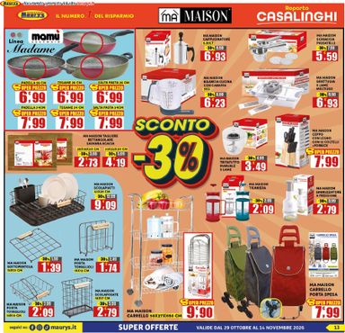 Volantino Maury's - Maury's - I nostri marchi -30% valido dal 29/10 al 14/11 - pagina 13