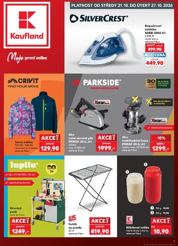 Leták Kaufland - Kaufland - Ostrava - Spotřební zboží od 21.10. do 27.10. - strana 1