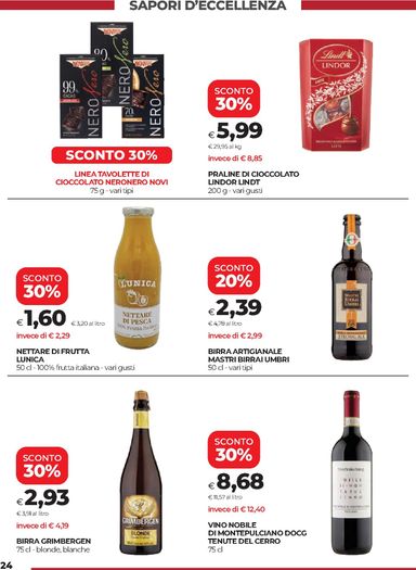 Volantino Coop Firenze - Coop Firenze - Il tuo supermercato valido dal 22/10 al 04/11 - pagina 24