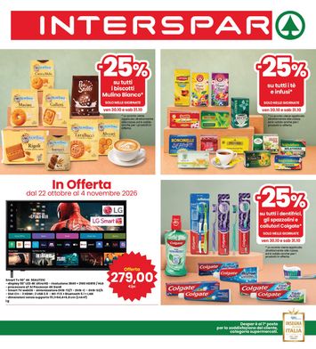 Volantino Interspar - INTERSPAR valido dal 22/10 al 04/11 - pagina 1