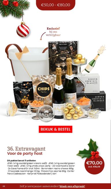 Folder Makro - Makro - Kerstpaketten catalogus van 20-10 tot 31-12 - side 44