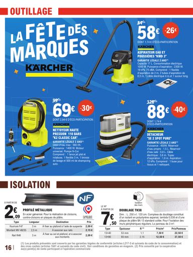 Catalogue E.Leclerc - E.Leclerc - Brico, fête des marques valable dès le 27/10 au 14/11 - page 16
