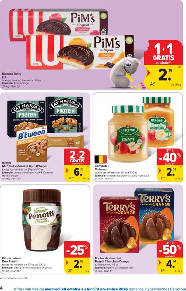 Folder Carrefour - Carrefour Hypermarchés van 28/10 tot 09/11 - side 4