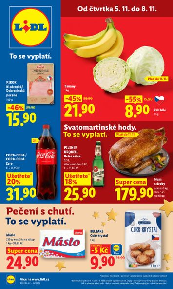 Leták Lidl - Lidl od 05.11. do 08.11. - strana 1