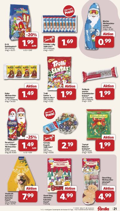 Prospekt Famila Nordwest - Famila Nordwest gültig ab 19.10. bis 24.10. - seite 21