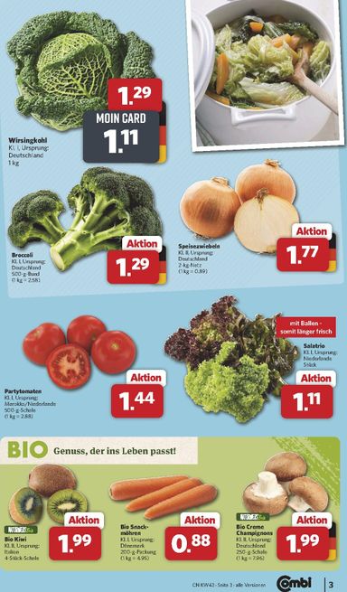 Prospekt Combi - Combi gültig ab 19.10. bis 24.10. - seite 3