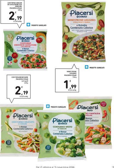 Volantino Spazio Conad - Spazio Conad - Scelte di Benessere valido dal 21/10 al 15/11 - pagina 13