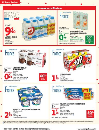 Catalogue Auchan - Auchan - 25 jours 2 hypers - Hypermarché valable dès le 03/11 au 08/11 - page 30